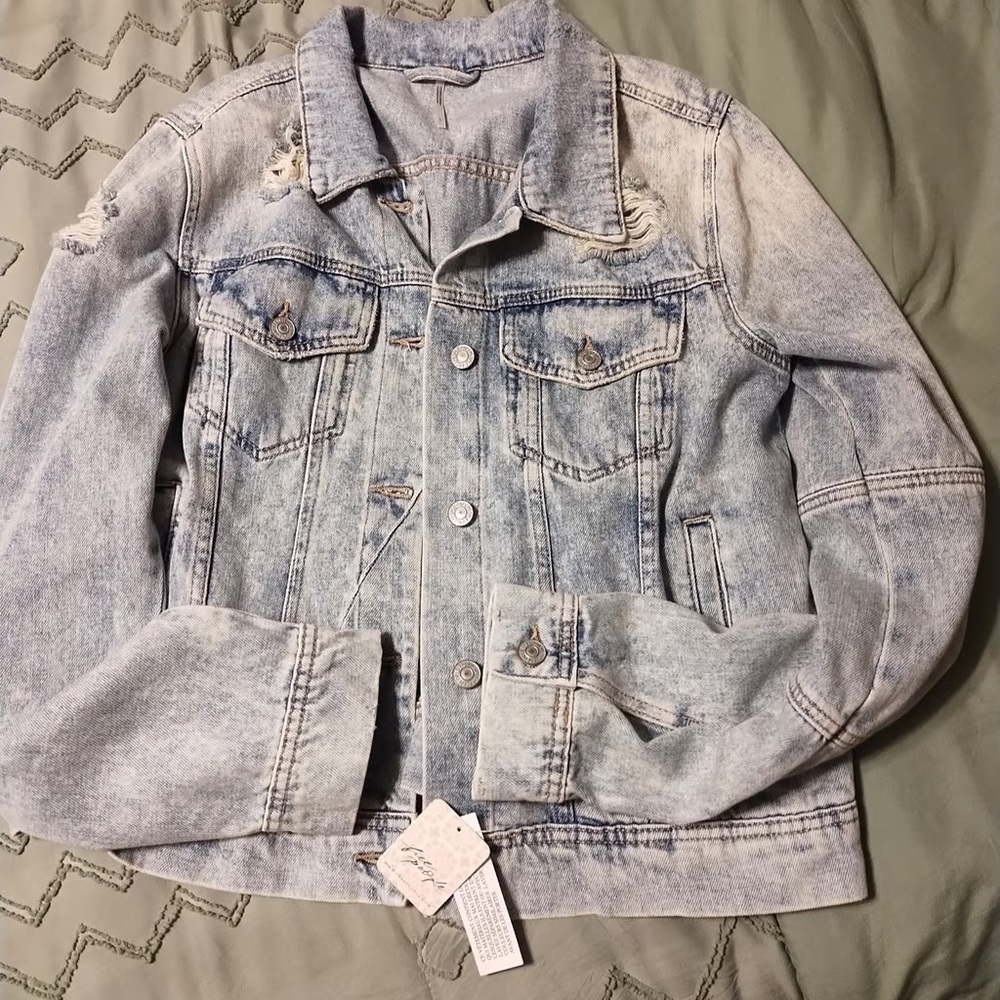 Light Wash Free People Jacket